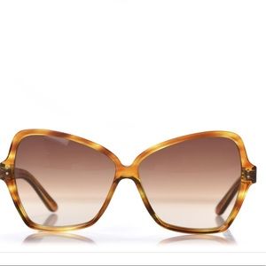 CELINE Acetate Butterfly Sunglasses